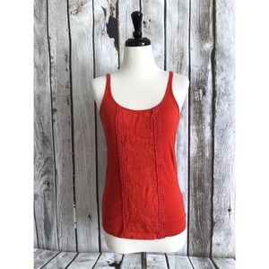 J Crew Perfect Fit Ribboned Front Pleated Tank Top